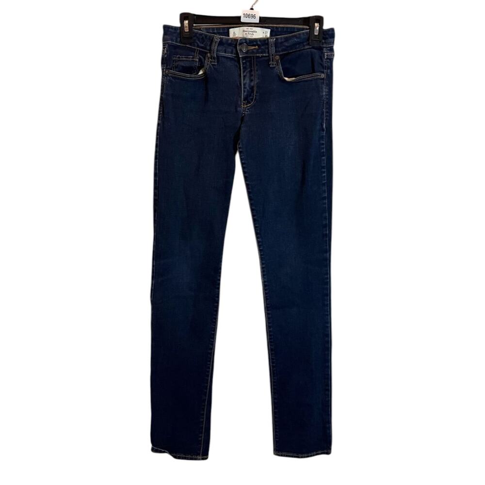 Abercrombie & Fitch The A&F Skinny Jeans Mid Rise Women's 4L (W27 L35) Indigo